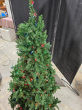 Pre-Lit Christmas Tree w/Colored Lights