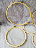 Lot of Wooden Embroidery Hoops