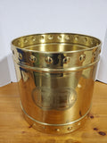 Large Brass Cache Pot