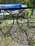 Classic Black Metal Outdoor Dining Set (5-Pieces)