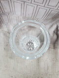 Heavy Clear Glass Bud Vase
