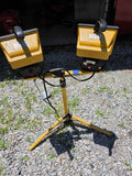 Two Spotlights on Adjustable Stand, WORKS