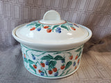 Rauschert Porcelain The Cook's Table "Brambleberries" Covered Casserole Dish