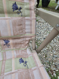 Folding Lawn Chair w/Fabric Seat (three available, priced separately)