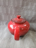 Le Creuset Red Traditional Teapot with Steeper