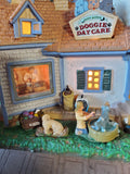 Lemax Village Collection "Happy Hounds Doggie Day" Lighted Building WORKS