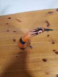 Carved Dried Gourd Bird Figurine