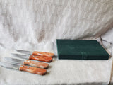 Set of 4 Towle Silversmiths Steak Knives
