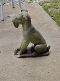 Terrier Cement Garden Statue