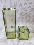 Pair of Fulvio Bianconi Vistosi Murrine Murano Vases