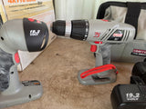 Craftsman 19.2v Drill, Flashlight,  Charger, Two Batteries and Carry Bag