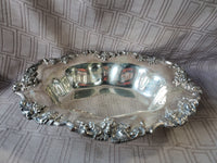 Silverplate Grapevine Rim Bowl
