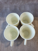 Set of 4 White Demitasses