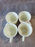 Set of 4 White Demitasses
