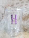 Tervis Inital "H" Tumbler NO LID