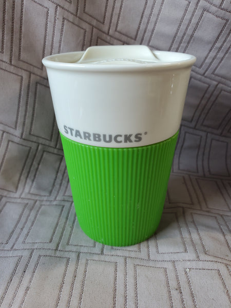 (B) Starbucks Ceramic Travel Mug