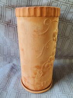 Terracotta Wine Crock with Coaster