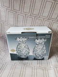 Shannon Crystal Pineapple Salt and Pepper Shaker Set (2 SETS AVAILABLE PRICED INDIVIDUALLY AT $12 EACH)