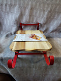 Pier 1 Wooden Sleigh Serving Board UNUSED