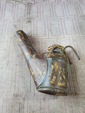 Antique Coal Miner's Tea Kettle Oil Lamp