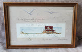 Signed "By the Sea" Print by D. Morgan