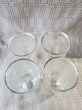 (A) Lot of 4 Clear Tervis Double Walled Tumblers (2 AVAILABLE PRICED INDIVIDUALLY AT $15 EACH)
