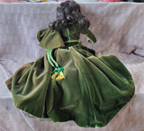 Franklin Heirloom Dolls 1987 Gone with the Wind "Scarlett O'Hara" Porcelain Doll