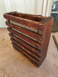 Antique Spap Stone Warmer w/Wooden Box