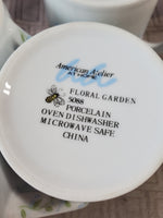 Set of 4 American Atelier at Home "Floral Garden" 5088 Mugs