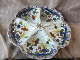 Faenza Italian Pottery Sectioned Dish