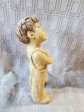 Signed Lee Bortin Boy with Crossed Arms Sculpture