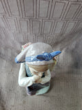 Lladro "Nature's Bounty Girl with Flower Basket" No. 1417 Figurine