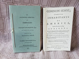 Common Sense by Thomas Paine and Inaugural Speeches of Jefferson and Madison Book Pair
