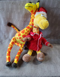 Pair of Giraffe Plush Dolls