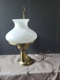 Vintage Electric Brass Student Lamp WORKS