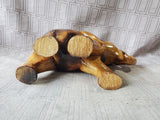 Wooden Elephant Figurine