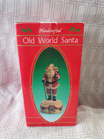 Handcrafted Old World Santa Music Box WORKS