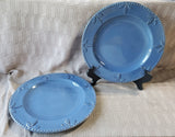 Pair of Debby Segura Sorrento Stoneware Blue Dinner Plates (A)
