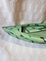 Camouflage Model Boat with Display
