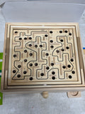 Triple Labyrinth Box Game (Three Interchangeable Plates)
