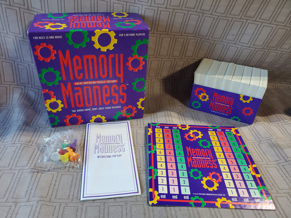 Memory Madness Game