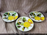 Lot of 3 ValoriHome Lemon Salad Plates