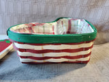 Longaberger 2014 Christmas Collection Stocking Basket