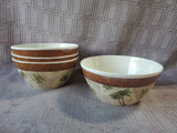 Set of 4 Melamine Palm Tree Soup Bowls