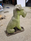 Terrier Cement Garden Statue