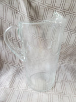 Clear Glass Pitcher