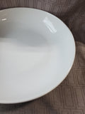 White Ceramic Pasta Serving Bowl