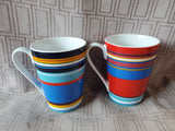 Pair of Lenox DKNY Mult-Colored Mugs (B)
