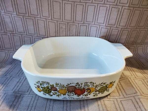 Small Corning Ware "Spice of Life" Casserole Dish