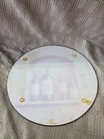 Round Pimpernel Wine Bottle Glass Counter Saver